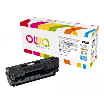 Armor OWA Kompatible Tonerkartusche Schwarz (Alternative zu HP Q2612A)