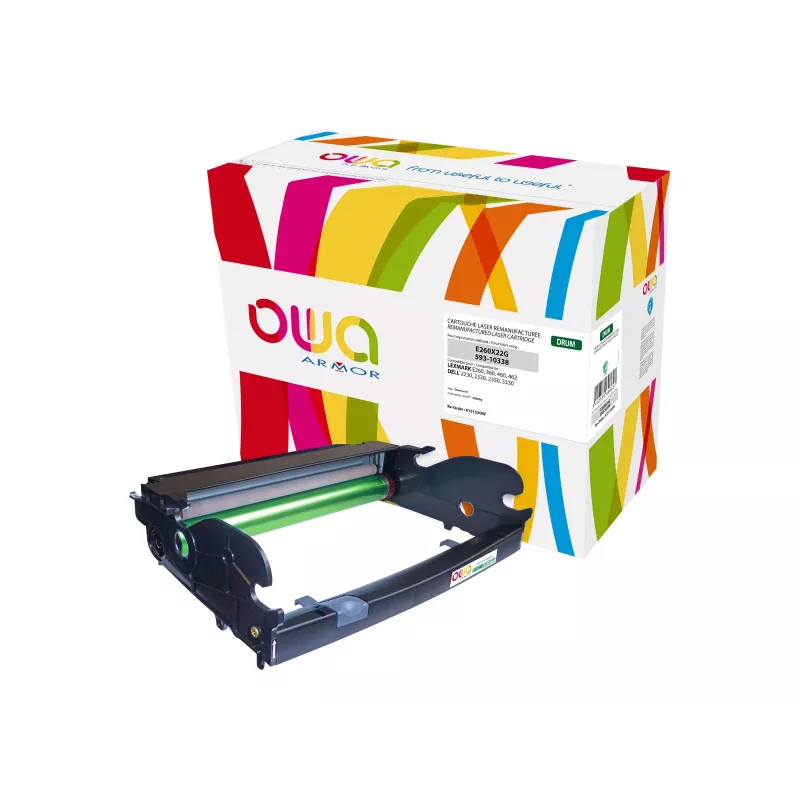 Armor K15152 Kompatible Trommeleinheit Schwarz (Alternative zu Lexmark E260A11E)