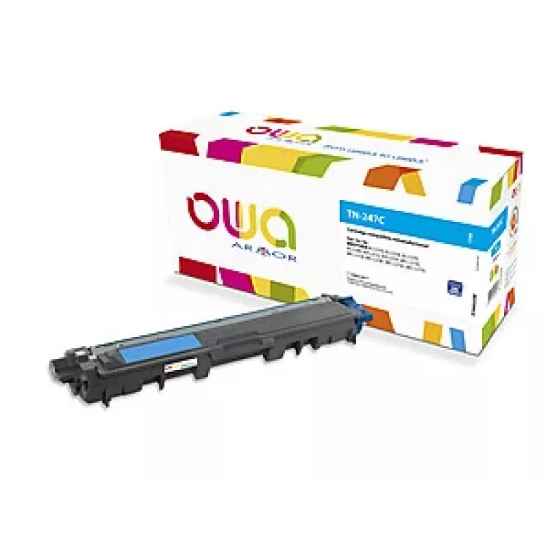 ARMOR OWA Toner Kompatibel Brother TN-247C Cyan 2.300 Seiten mit Chip