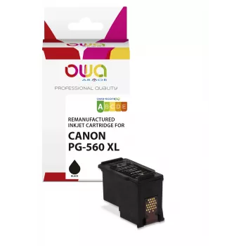ARMOR OWA Kompatible Tintenpatrone für Canon PG-560XL / N560XL Schwarz (750 Seiten) (K20841OW)