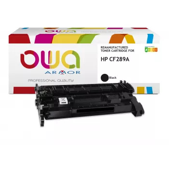 Armor OWA Remanufactured Toner Cartridge Kompatibel mit HP CF289A Schwarz 5.000 Seiten