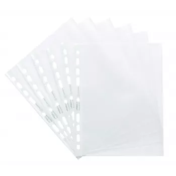 Exacompta Forever A5 Punched Pockets 50 Pack Transparent Grained 0,06 mm