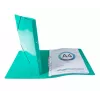 Exacompta Iderama Ringbuch A4, 2 Ringe 15 mm, mit Gummizug, dunkelgrün (8701596)