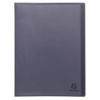 Exacompta Opak Sichtbuch DIN A4 40 Taschen Schwarz 1 Stück