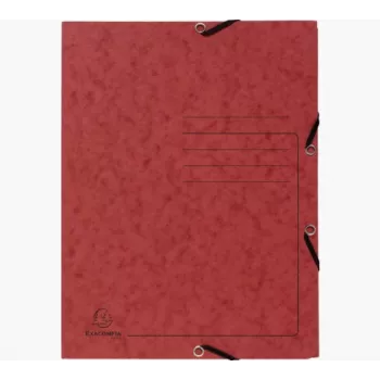 Exacompta Sammelmappe A4 3 Klappen Karton Rot 55405E