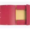 Exacompta Sammelmappe A4 3 Klappen Karton Rot 55405E
