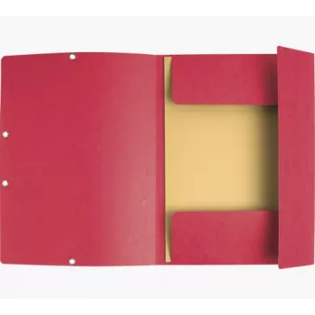 Exacompta Sammelmappe A4 3 Klappen Karton Rot 55405E
