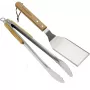 Campingaz Grillbesteck Duo Spatel und Zange – Edelstahl BBQ-Werkzeugset