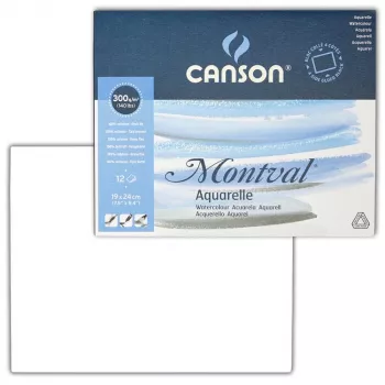 Canson Montval Aquarellblock 19 x 24 cm
