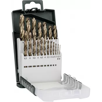 Bosch HSS-Co Cobalt Bohrer-Set 19-teilig Metallkassette