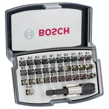 Bosch Accessories 2607017564 Bit-Set 32-teilig Schraubendreher-Bit-Set mit magnetischem Halter
