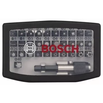 Bosch Accessories 2607017564 Bit-Set 32-teilig Schraubendreher-Bit-Set mit magnetischem Halter