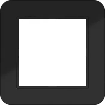 HAGER WAD7100BG Abdeckrahmen 1-fach C.1 Night Black Glossy