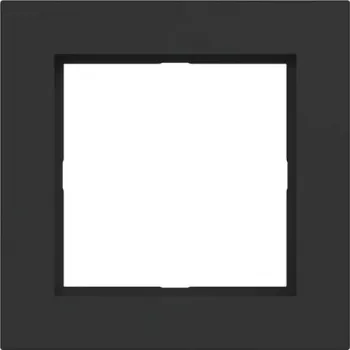 HAGER WAD6100BM Abdeckrahmen 1-fach A.1 Night Black Matt