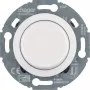Hager WTN4011WG Universal-Drehdimmer mit Mittelstück, System 1930/Glas, Weiß, Unterputz, R L C LED