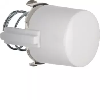 Hager WTF5285WG Tastknopf-Abdeckung für beleuchteten Taster und Lichtsignal E10 1930/Glas