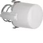 Hager WTF5285WG Tastknopf-Abdeckung für beleuchteten Taster und Lichtsignal E10 1930/Glas