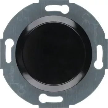 Hager Blindabdeckung WTF1001BG 1930/Glas Schwarz Glänzend 1