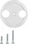 Hager Zentralplatte WTF4592PW für Antennendose 2-Loch 1930/Glas Polarweiß
