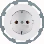 Hager WLS1100WG SCHUKO Steckdose R.Classic Polarweiß Glänzend
