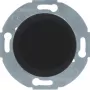 Hager WTF1001BG1 Blindabdeckung mit Mittelstück 1930/Glas Schwarz