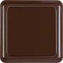 Hager WWG1111BR SCHUKO Steckdose mit Klappdeckel und Rahmen WG UP IP44 Braun