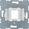 Hager WDF4612W Modular Jack Trägerplatte 1-Port Weiß
