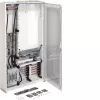 Hager FP93W1N Stromwandler-Zählerschrank, 3 Felder, 1 Zählpunkt, IP44, RAL 9010