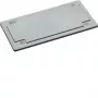 HAGER FZ404 Kabeleinführungsplatte Kunststoff Lichtgrau (RAL 7035) für Verteiler