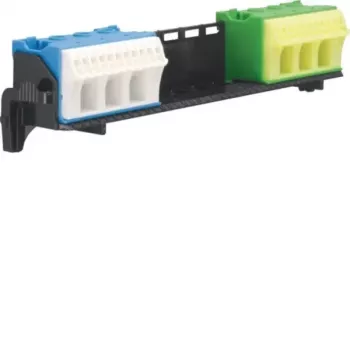 HAGER Klemmenträger mit 2x14 PE/N-Klemmen QuickConnect FZ381