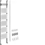 Hager UF51NW Multimedia-Komplettfeld 1350mm 1-Feld universZ Traffic White