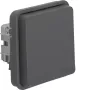 Hager WNA160 Steckdoseneinsatz Grau (Schuko Typ F, 1-fach, 16A, Unterputz)