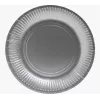 PROnappe Pappteller Ø 23 cm, silber (10 Stück)