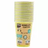 PROnappe 15 Pappbecher 200 ml, Kiwi Green (89113I)
