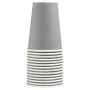 PROnappe 15 Pappbecher 200 ml, Grau (89118I)
