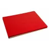 PROnappe Einweg-Tischset 400 x 300 mm Rot geprägt leicht satiniertes Papier 52 g/m²