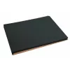 PROnappe Einweg-Tischset 400 x 300 mm Schwarz, geprägt, leicht satiniertes Papier