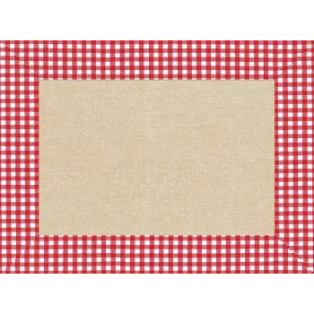 PROnappe 400 Platzset Leinen Vichy mehrfarbig 30,0 x 40,0 cm
