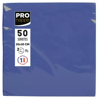 PROnappe Servietten Nachtblau 2-lagig 20,0 x 20,0 cm 50 Stück