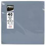 PROnappe Papierservietten Grau 2-lagig 19,0 x 19,0 cm 40er-Pack