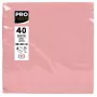 PROnappe Papierservietten Rosa 2-lagig 19,0 x 19,0 cm 40 Stück