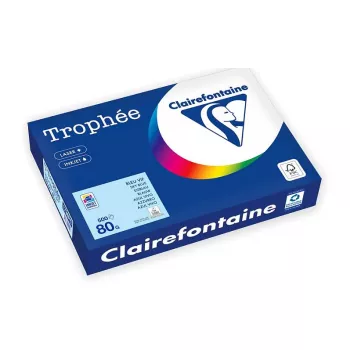 Clairefontaine Trophée Pastel A4 Kopierpapier 80 g/m² Eisblau 500 Blatt