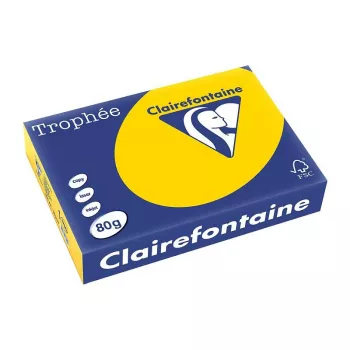 Clairefontaine Trophee Pastel Kopierpapier A4 80 g/m² 500 Blatt Goldgelb