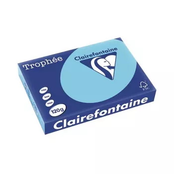 Clairefontaine Trophee Pastel A4 Kopierpapier 120g 250 Blatt Blau FSC-zertifiziert