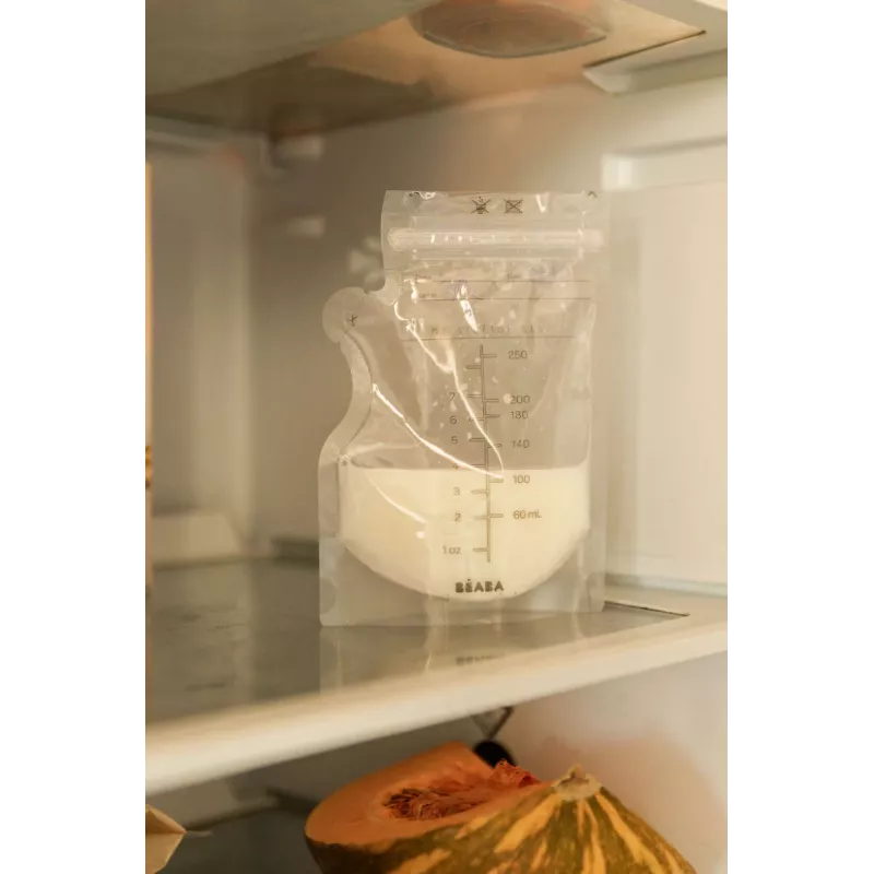 Beaba Vorratsbeutel für Lebensmittel, 50er-Pack, 250 ml, Transparent 911738