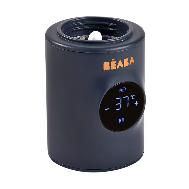 Beaba Milk Nomad Night Blue Tragbarer Flaschenwärmer & Mixer 2-in-1