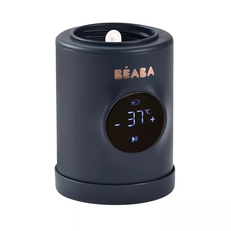 Beaba Milk Nomad Night Blue Tragbarer Flaschenwärmer & Mixer 2-in-1