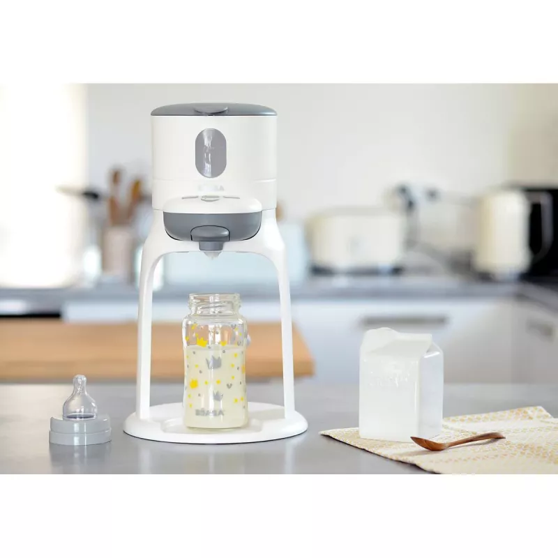 Beaba Bib'expresso 2-in-1 Baby Formula Maker & Bottle Warmer White