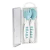 Beaba Baby-Besteckset (Löffel und Gabel), Blau