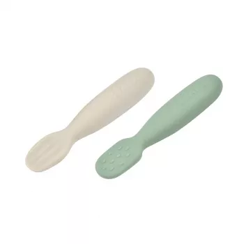 Beaba First Spoons 2 Stück Grün/Grau